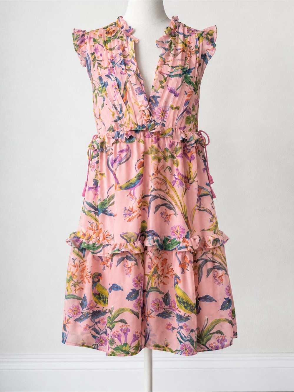 Banjanan 100% silk mini dress
